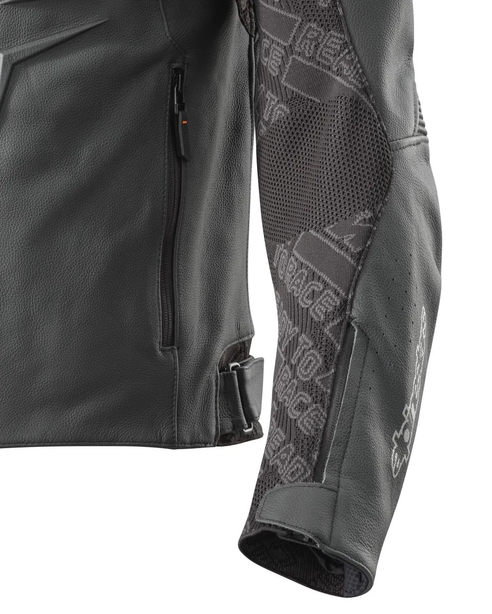HELICAL LEATHER JACKET - image 3