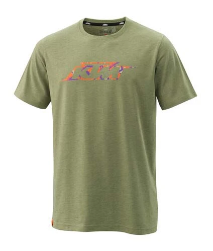 CAMO TEE GREEN MELANGE