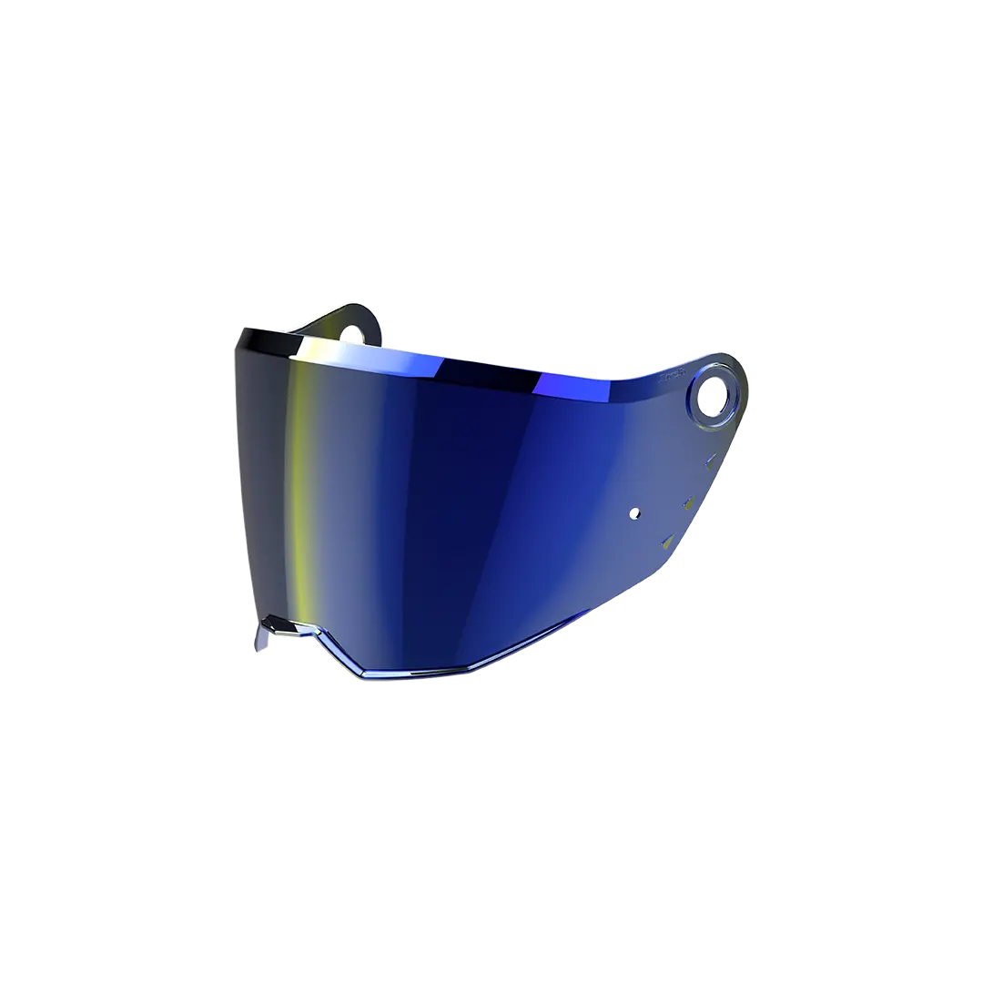 COMMANDER 2 VISOR BLUE MIRRORED - image 1