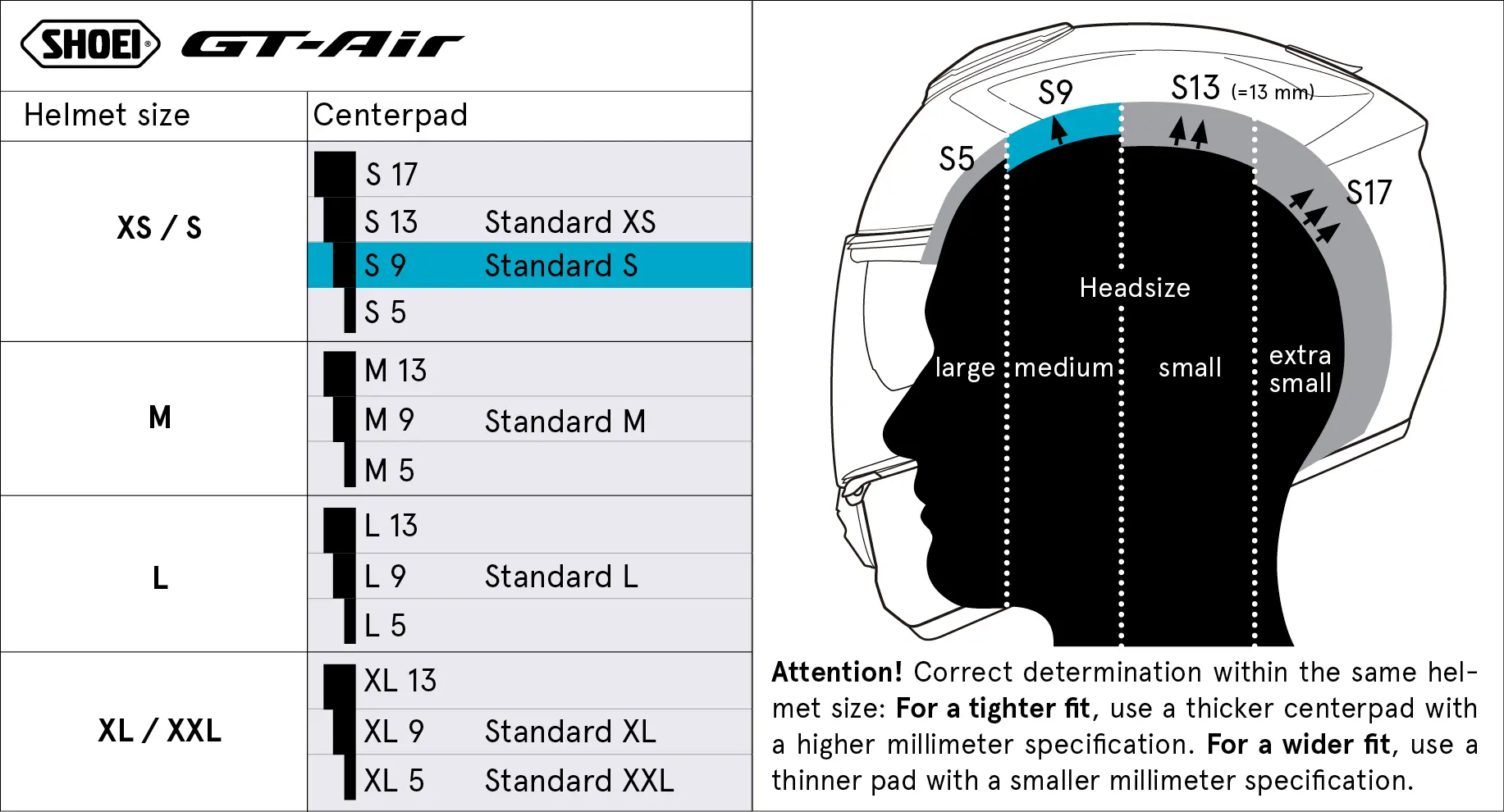 Center Pad S9 (GTA) Type-F - image 1