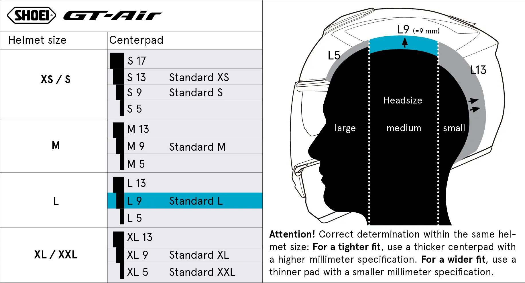 Center Pad L9 (GTA) Type-F - image 1