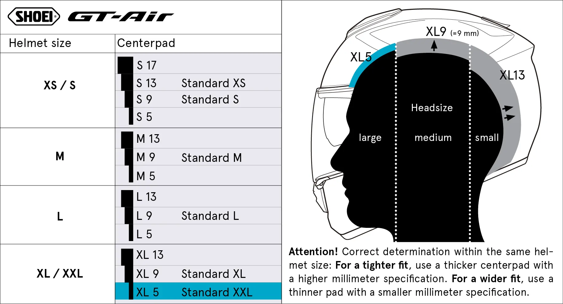 Center Pad XL5 (GTA) Type-F - image 1