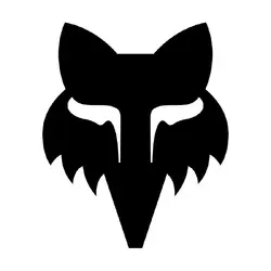 Fox Head 4" Sticker