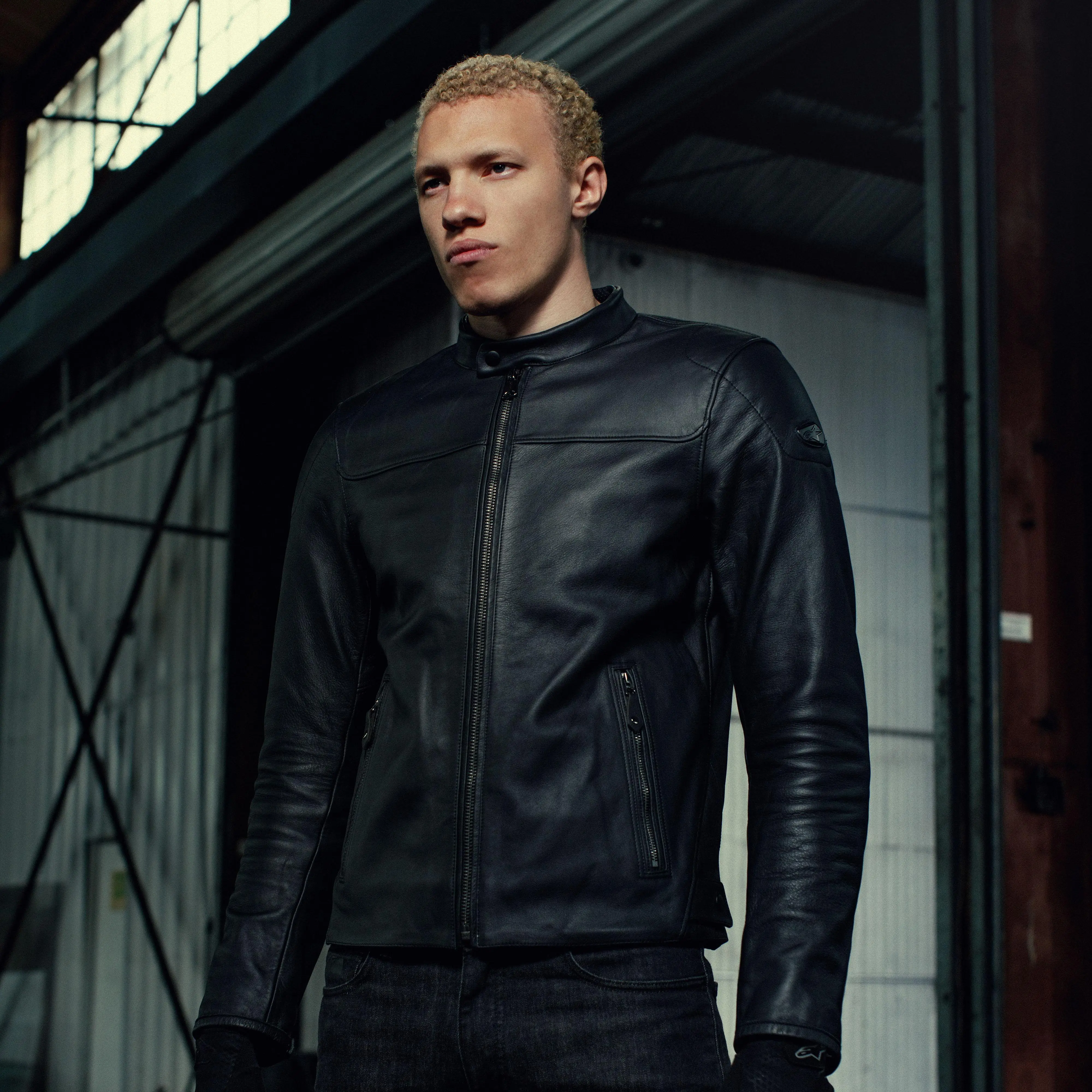 Blacktrack Leather Jacket - image 2