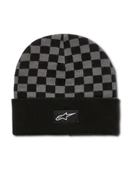 Checkered Cuff Beanie