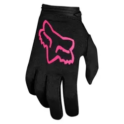 YTH GIRLS DIRTPAW MATA GLOVE BLK/PINK S