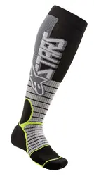 MX PRO SOCKS COOL GRAY YELLOW FLUO SIZE S