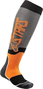 MX PLUS-1 SOCKS BLACK ORANGE FLUO SIZE S