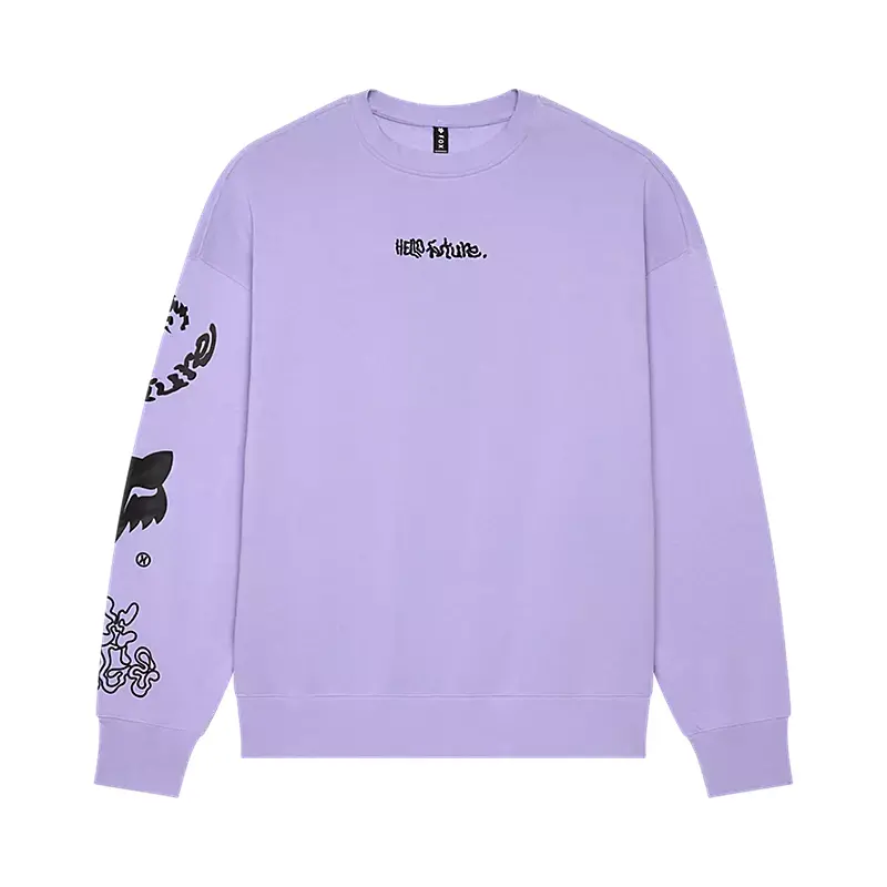 Hello Future Oversized Crew Sweatshirt - image 1