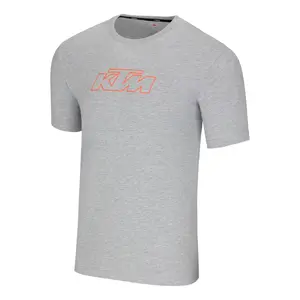 ESSENTIAL TEE LIGHT GREY MELANGE - image 1