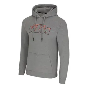 ESSENTIAL HOODIE LIGHT GREY MELANGE