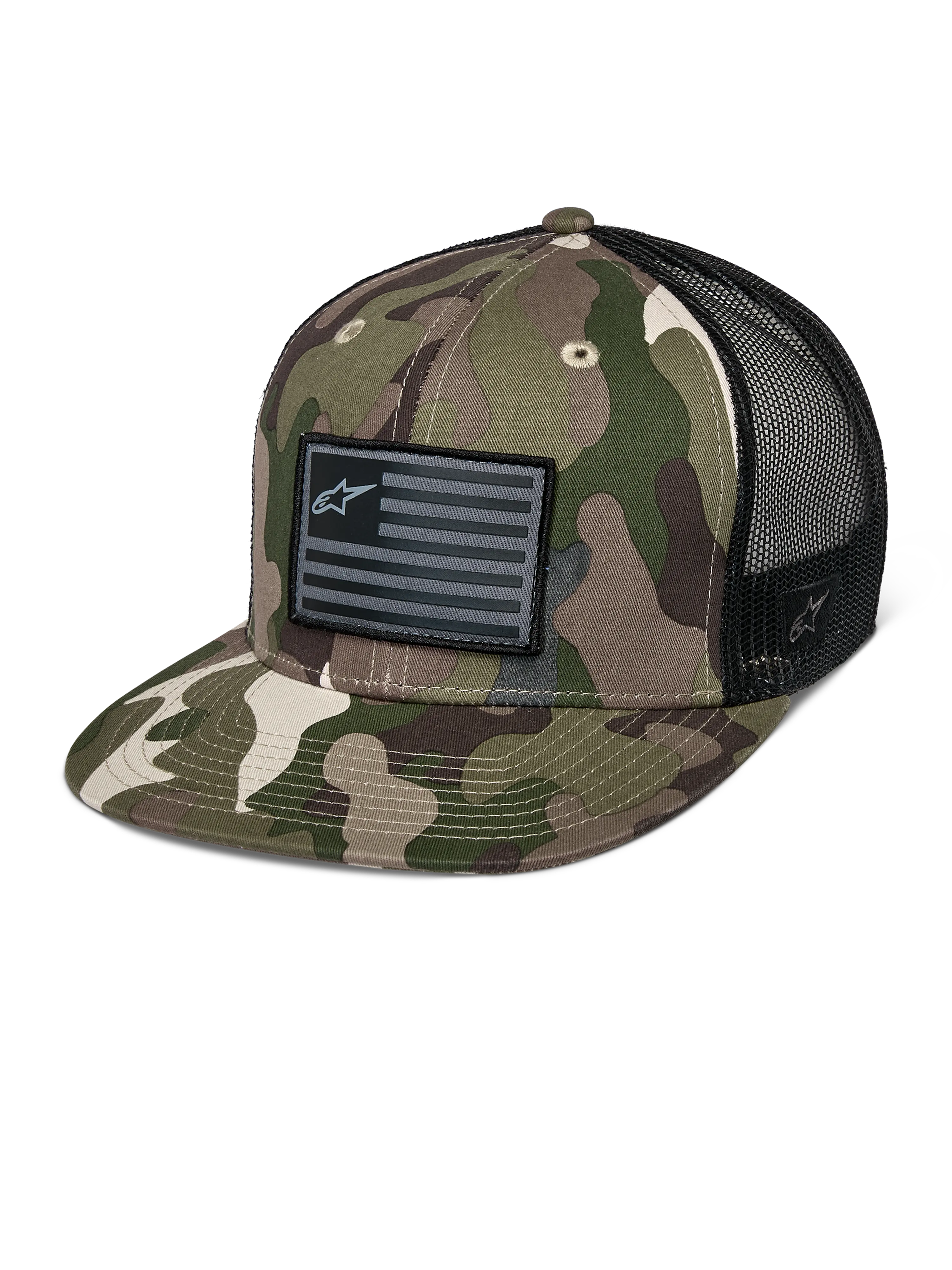 Flag Flat Trucker Hat
