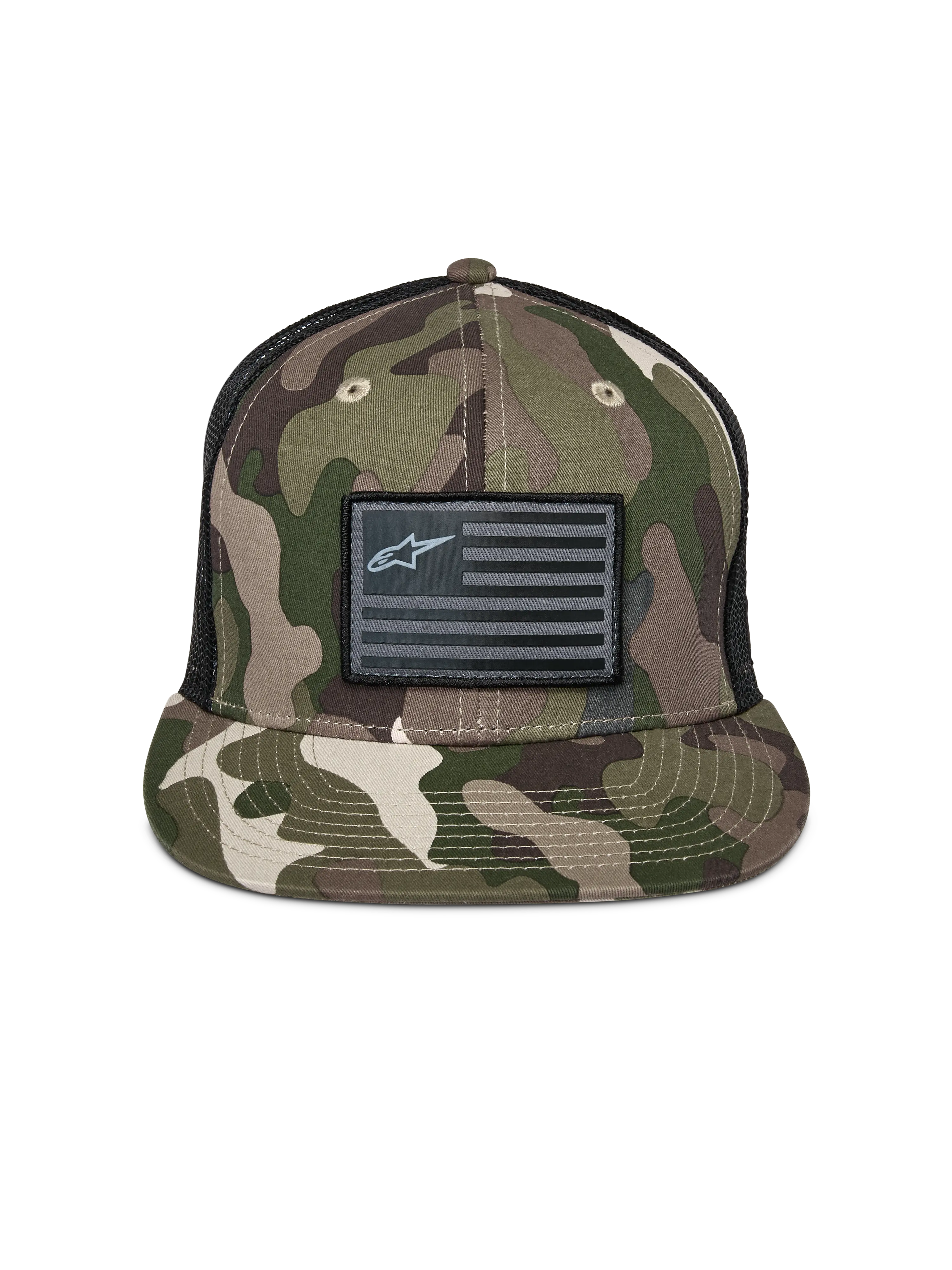 Flag Flat Trucker Hat - image 4