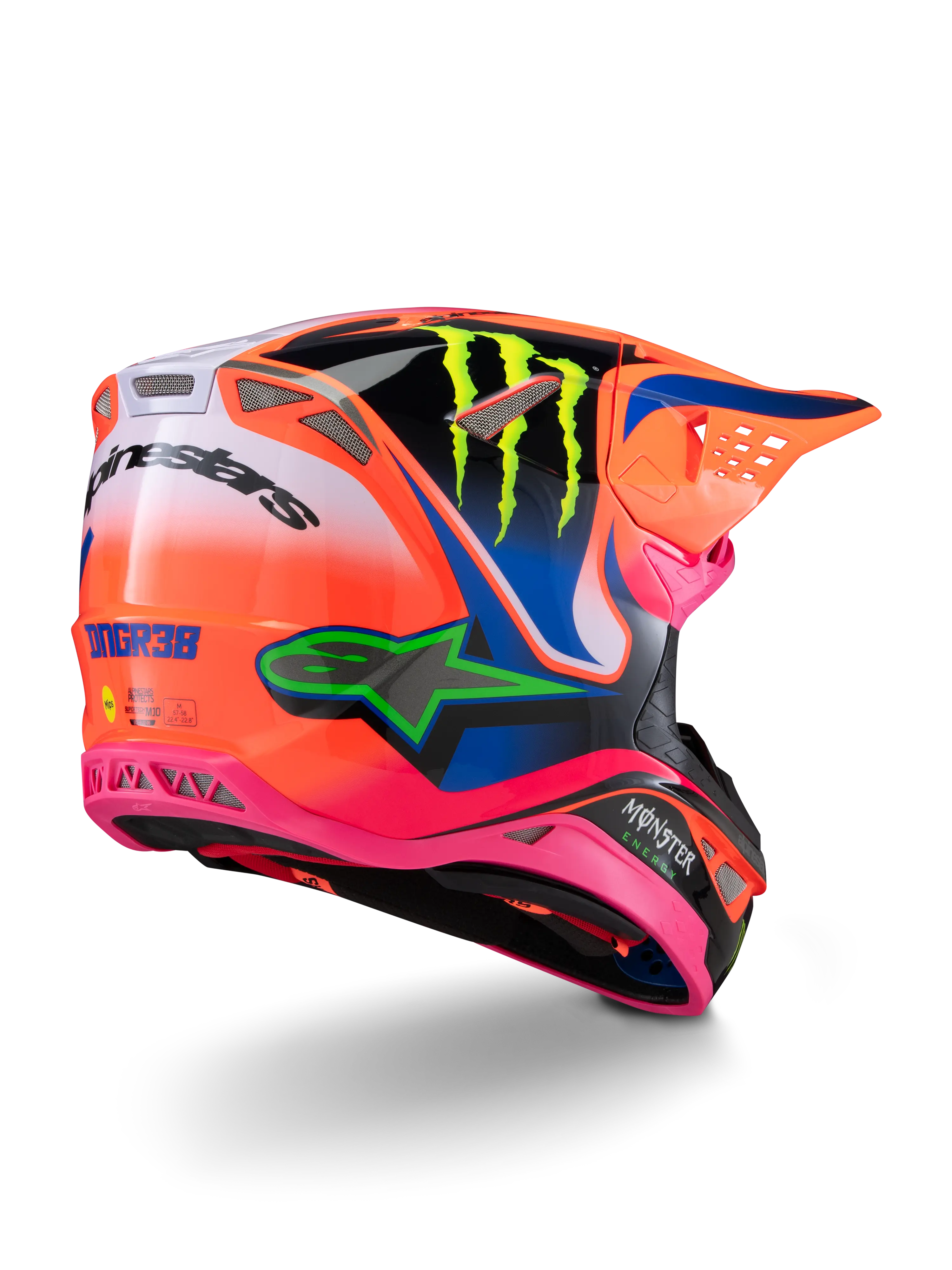 Supertech M10 Deegan Monster Helmet ECE06 - image 1