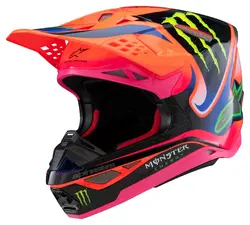 S-M10 DEEGAN MONSTER HELMET ECE06 OR FL PU PI G