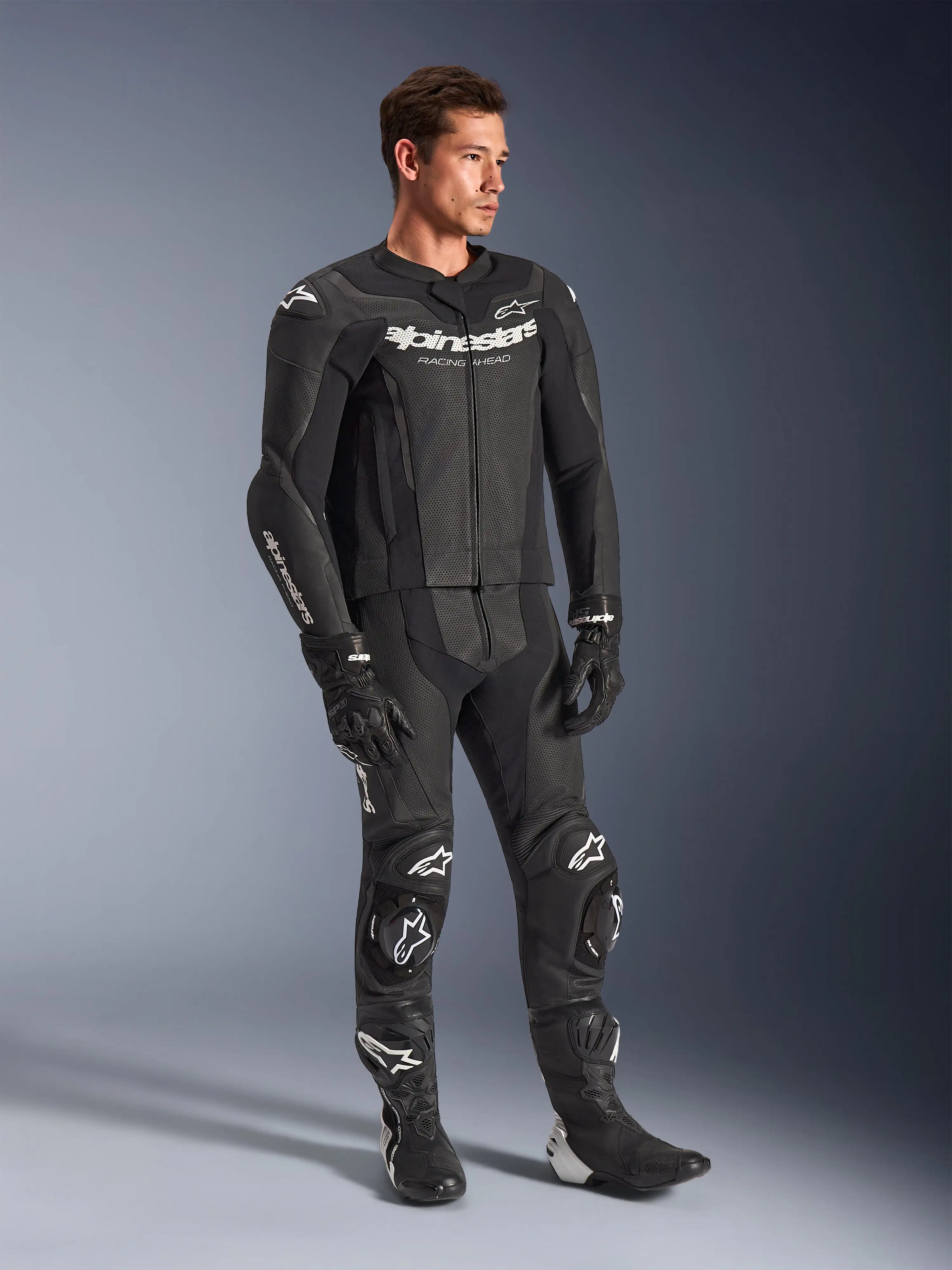 GP Force V2 Leather Suit- 2Piece - image 1