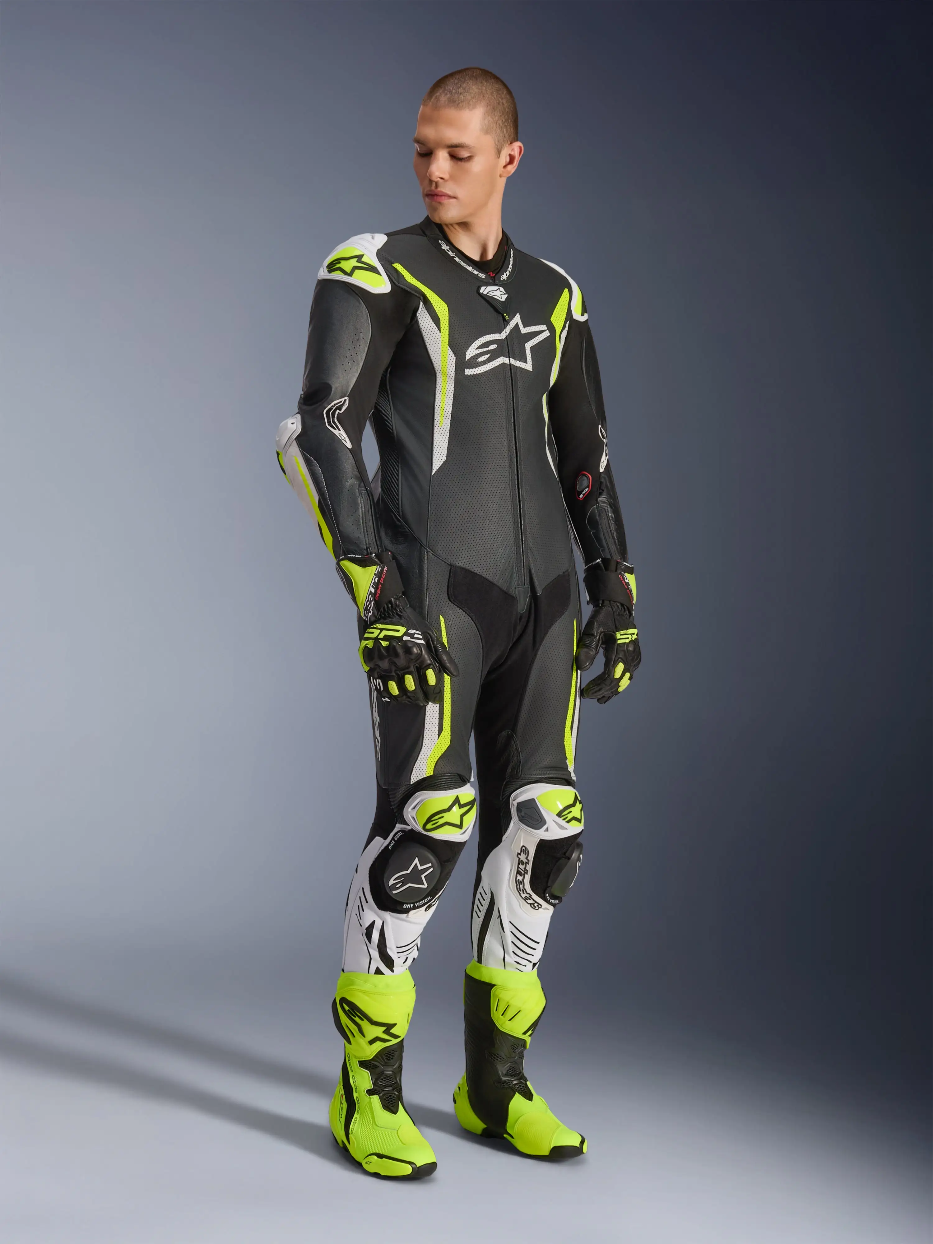 GP Tech V5 Leather Suit - 1 Piece - image 1