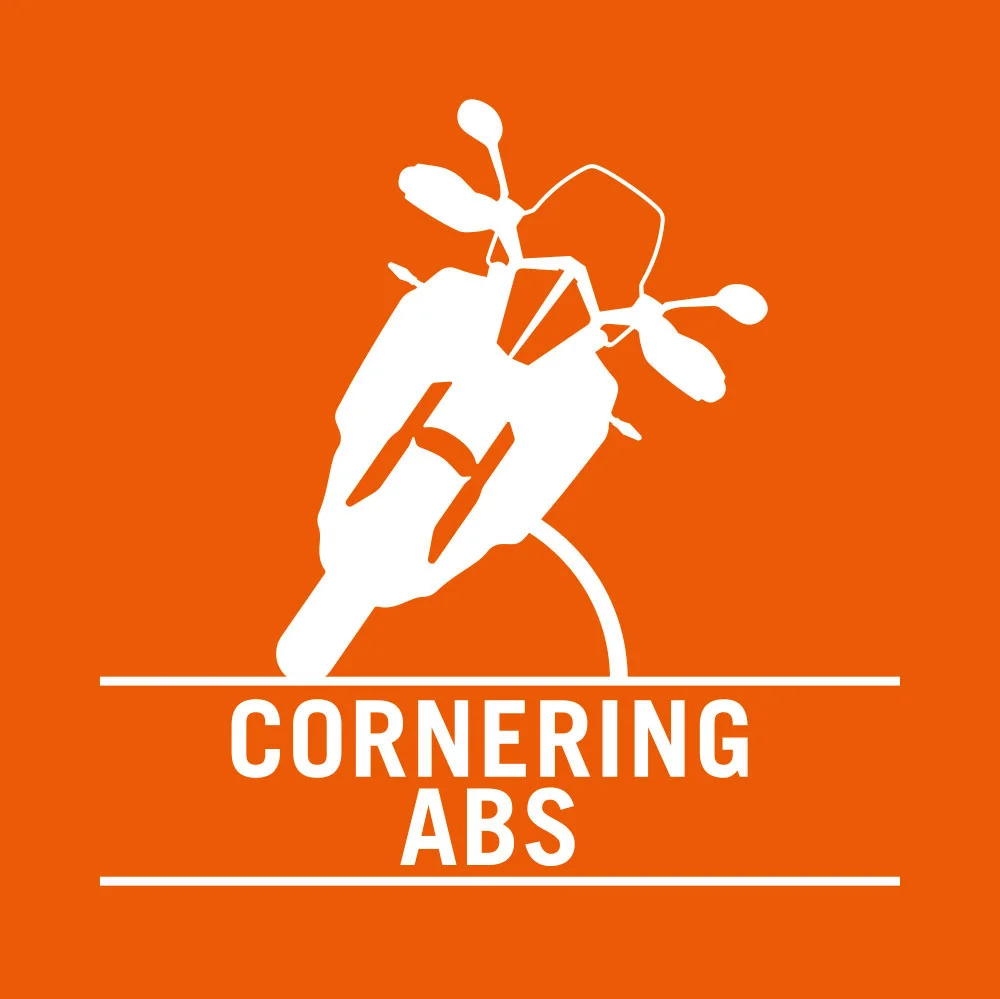 Motorcycle Stability Control (MSC) with cornering ABS